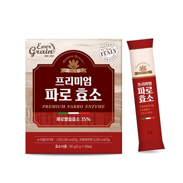 [에버그레인] 프리미엄 파로 효소 90g(3g x 30개)