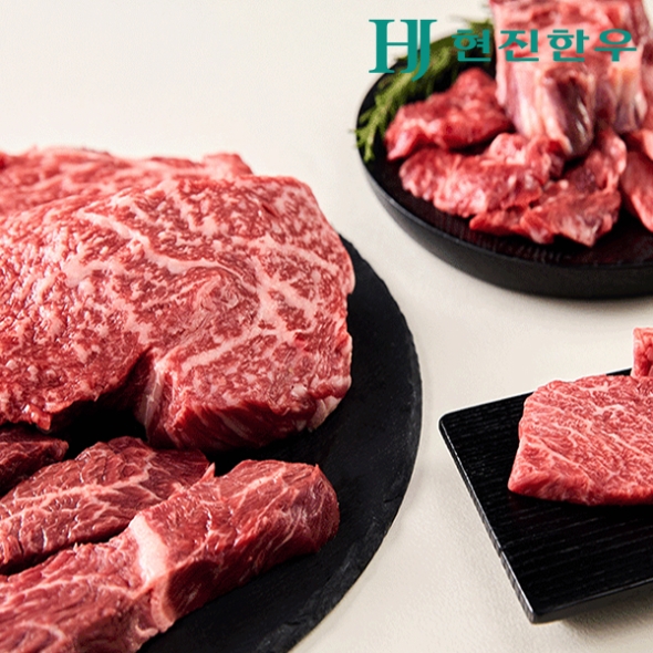 [안심한우] 1등급 숙성한우 부위별 골라담기 200g[등심 외]