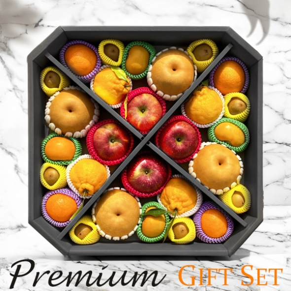 [1/19일부터 순차출고] [농협] 한아름드린 프리미엄 팔각혼합세트 7kg내외(사과/배/한라봉/천혜향/단감/키위)