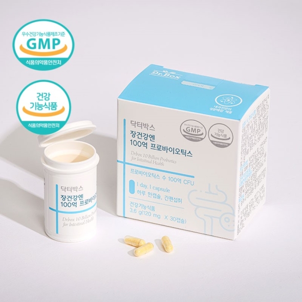 (임박상품)[닥터박스] 장건강엔 100억 프로바이오틱스 30캡슐 / 2026.8.25