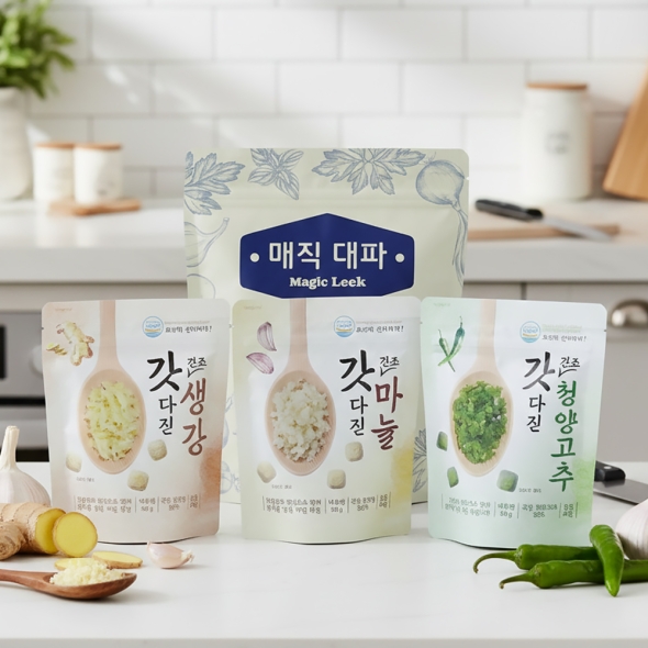 네이처드림 국물 맛 비법 갓다진 동결건조 마늘 30g x 3봉