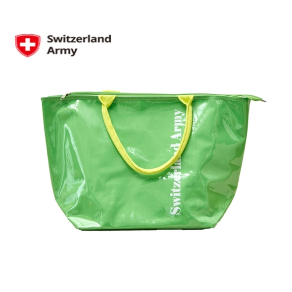 [스위칠랜드아미] 쿨러백_PVC_네온그린 24L_OPP