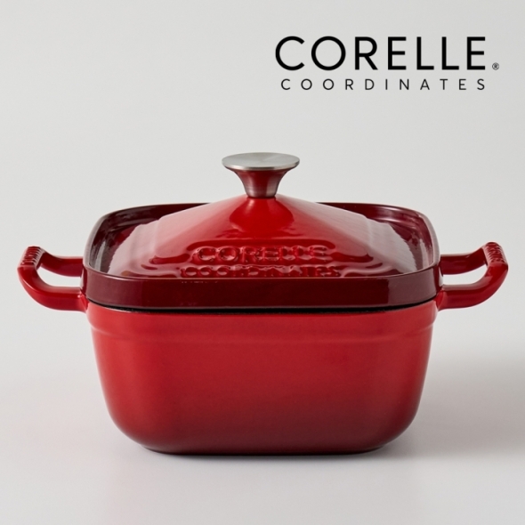 [코렐] 코디네이츠 무쇠 스칼렛 17cm 사각냄비