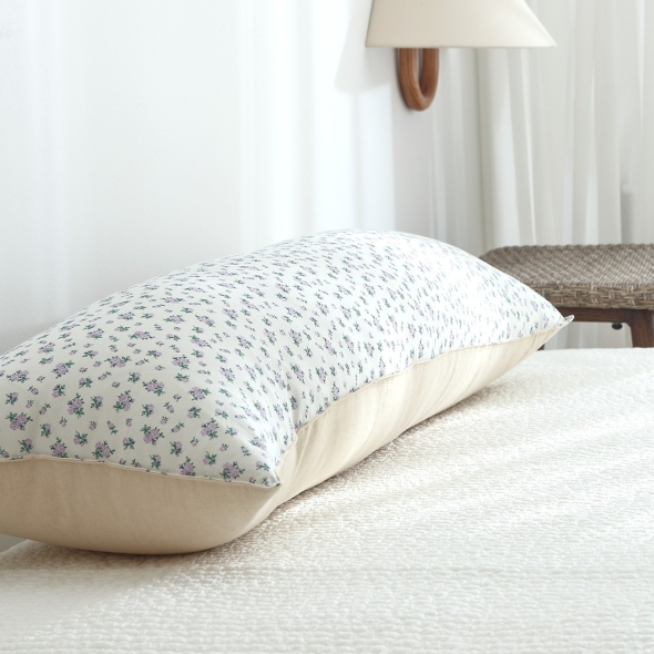 [Guy Laroche]  기라로쉬 순면100% 정원 사각 롱쿠션(솜포함)