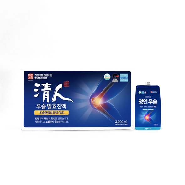 [신한카드 할인] 청인 우슬발효진액 100ml x 60포(30포*2박스)