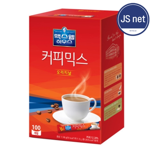 맥심 오리지날 미디엄 로스팅 커피믹스 100개입