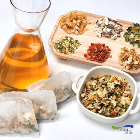 [자연원] 국내산 순수 6종 원물 야채육수 채수팩 1팩/2팩/3팩(팩당10gx10포)