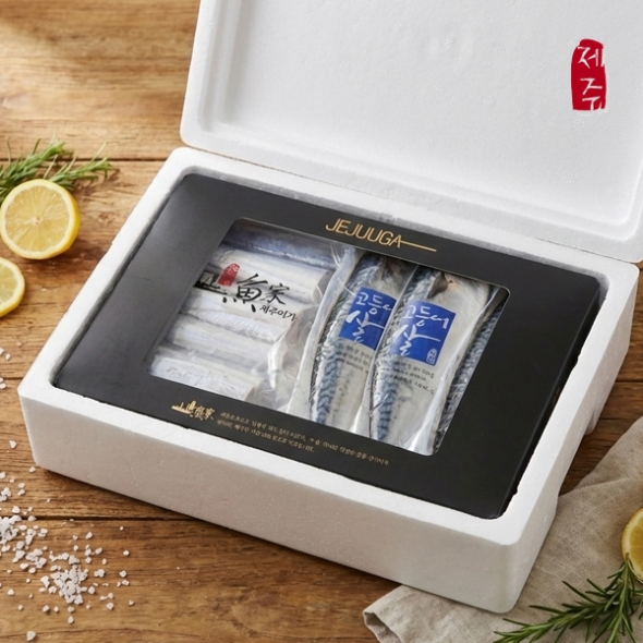 [제주특선] 은갈치/고등어살 모듬세트 4호(은갈치 중대 2마리+고등어살 중 10팩)