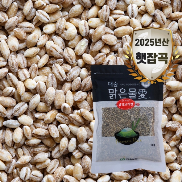 [대숲맑은물애] 25년산 흑맥 흑보리 검정보리쌀 1kg~5kg