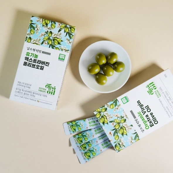 [김소형원방]유기농 엑스트라버진 올리브오일 10ml x 14포