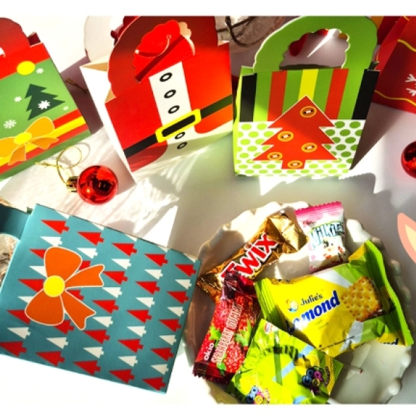  [신한카드 할인]크리스마스 손잡이 쁘띠간식 5종 과자선물 단체간식,어린이집간식