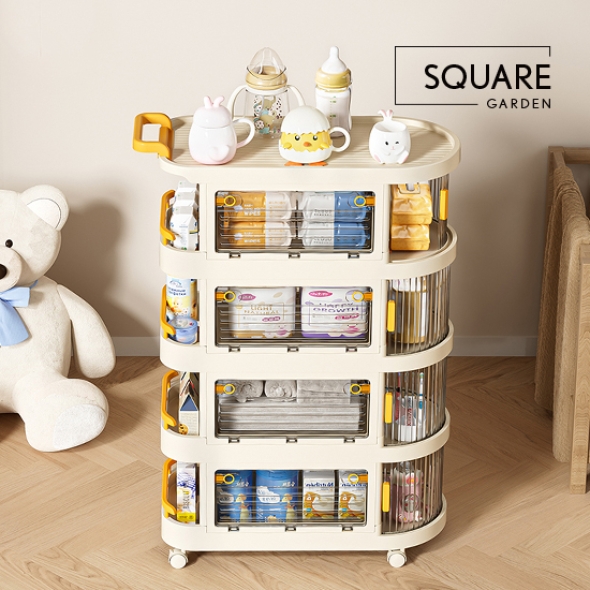 스퀘어가든 타워 트롤리 멀티 수납장  JSK-N4013
