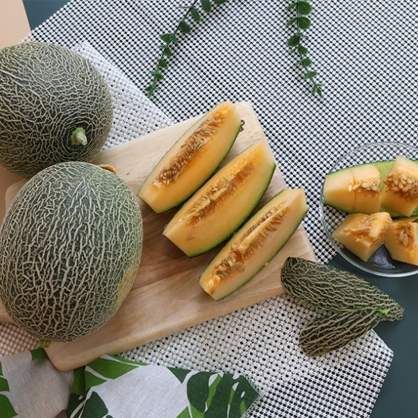 ★특가★ 달콤하고 아삭한 그린&골드 하미과 메론(푸)