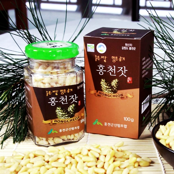 [지리적표시제인증] 홍천잣 1병/2병 (병당100g)
