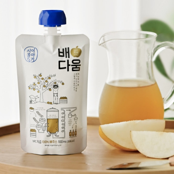 (NFC착즙) 배다움 배즙 100ml*30포(어린이기호식품 인증,100%국내산 배)