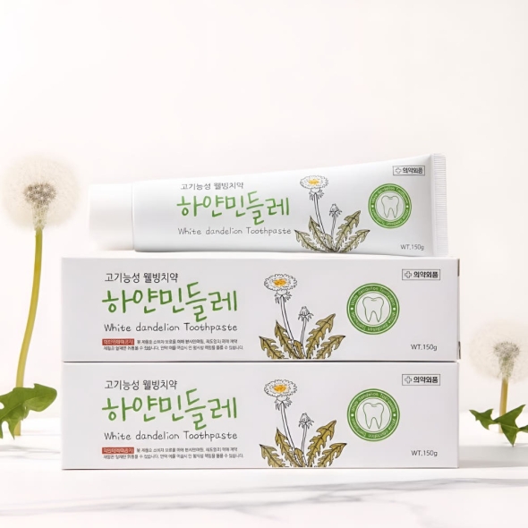 [특별할인] 하얀민들레 치약 150g*5개