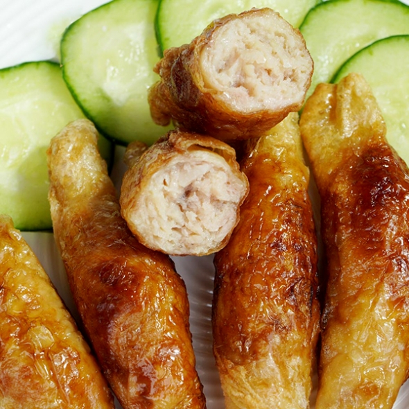 [단짠예찬] 닭껍질말이튀김(닭껍질교자) 1kgx1팩/2팩(팩당40개내외)