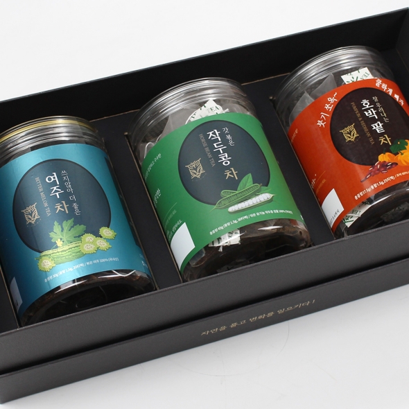 에코프리베 프리미엄차 3종선물세트 60ea (작두콩/여주/호박팥) 저온 다회 덖음차 국내특허포함 