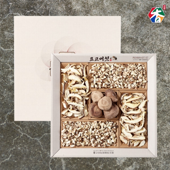 [고산농협] 원목 표고버섯 혼합세트 3호(동향고40g+표고칩60gx2ea+표고채50gx2ea)