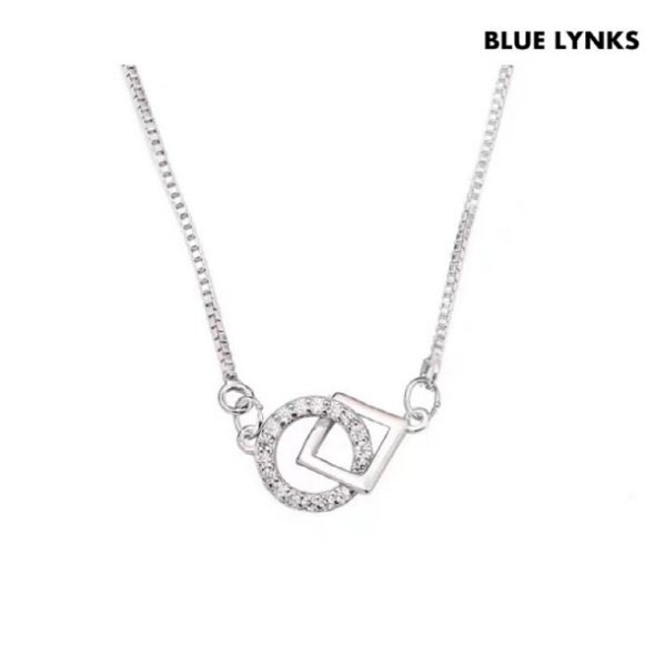 [블루링스] URG 실버 S925 동글네모 목걸이 BRM-URG01