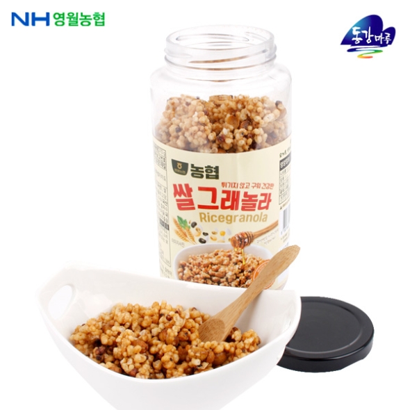 [영월농협] 동강마루 제대로 만든 구운쌀 그래놀라 1통/2통/3통(통당270g)