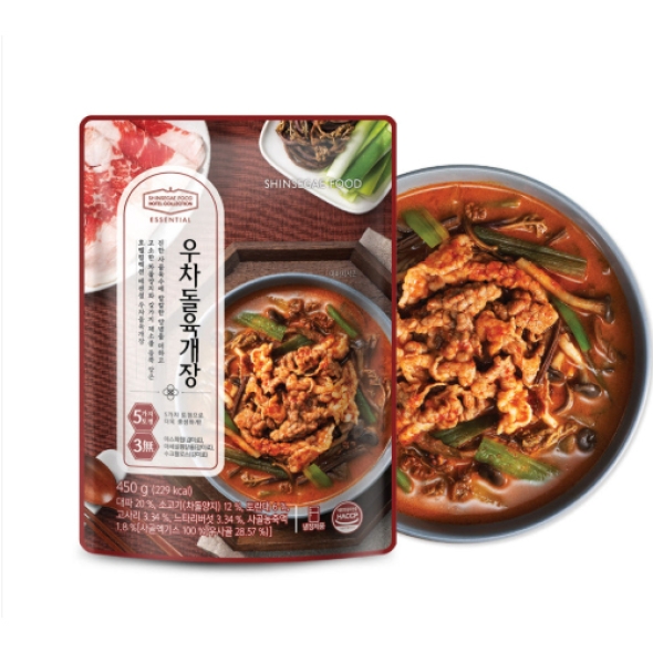 [호텔컬렉션 에센셜] 우차돌 육개장 450g x 4팩