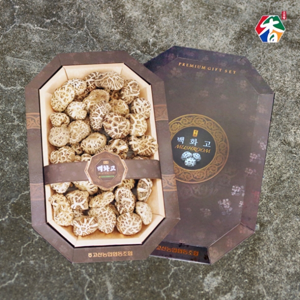 [고산농협] 원목 표고버섯 백화고세트 500g(선물포장)