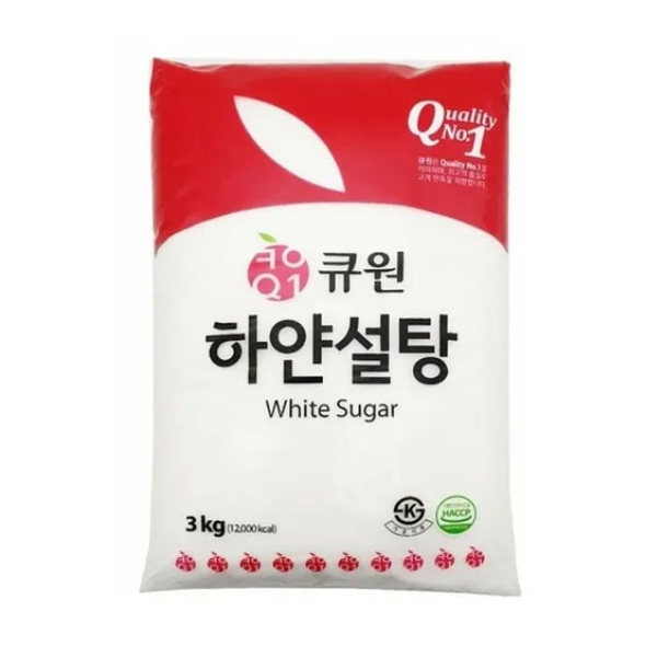 큐원 하얀설탕 3kg 대용량설탕