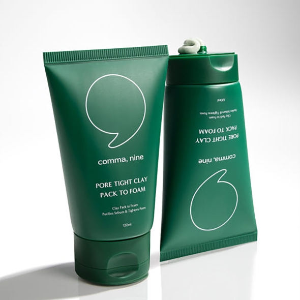 [특별할인] 콤마나인 모공팩 클렌징 톤업 3-in-1 클레이 팩투폼 120ml