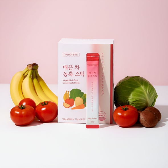 [트렌디바이트] 매끈차 건강음료 속 피부 앰플 스틱 10g, 30포