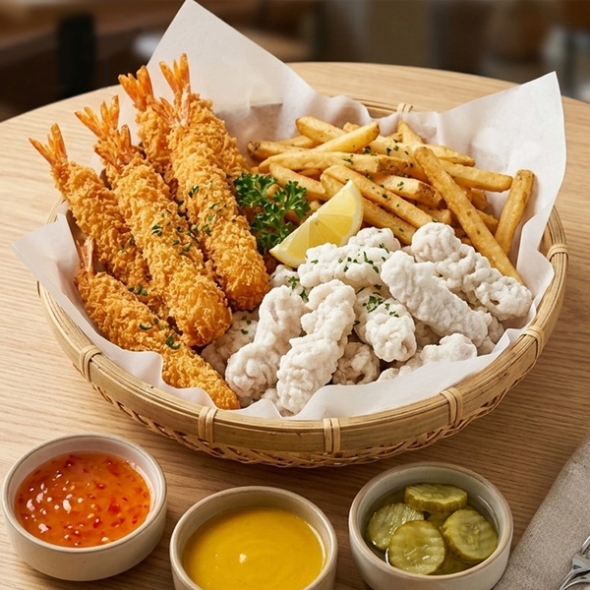 [단짠예찬] 냉동 찹쌀 통오징어튀김 1팩/2팩/3팩(팩당600g)