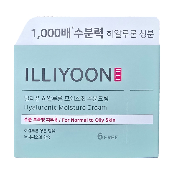 일리윤 히알루론 모이스춰 수분크림 100ml 히알루론 속건조 진정 보습크림