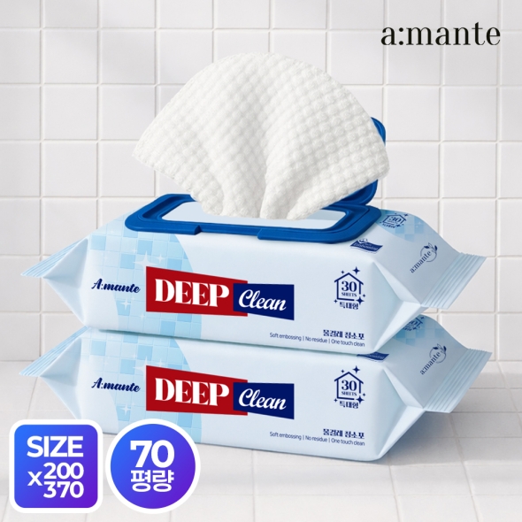 [아망떼]  물걸레청소포 청소물티슈 특대형 30매 5팩/10팩