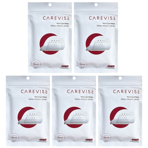 [신한카드 할인] 케어비스 마이크로 니들패치 스팟 눈밑 눈가 여드름 트러블 팔자주름 패치 12개입x5세트