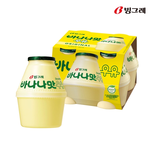 빙그레 단지우유 바나나맛우유 240ml X 16개