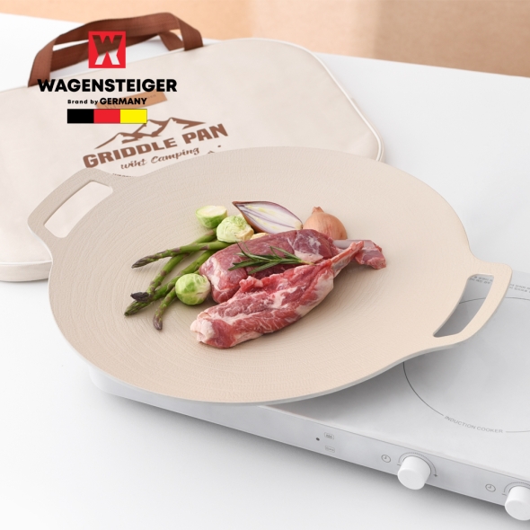 바겐슈타이거 그리들 시리즈 세트 1호_세라믹 아이보리(그리들 36cm+토트백)