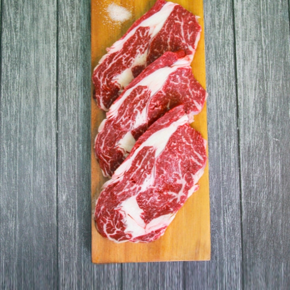 [바라봄] 국내산 소고기 등심(구이용) 400g_냉장