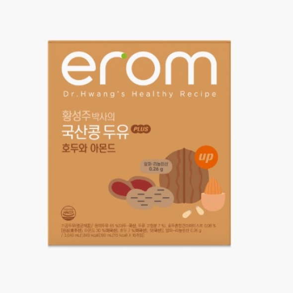 이롬 황성주박사의 국산콩두유 PLUS 호두와아몬드 190ml 16팩