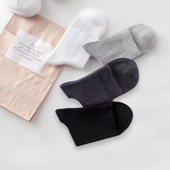 [신한카드 할인] 지알비 솔리드 무지 중목 양말 10켤레