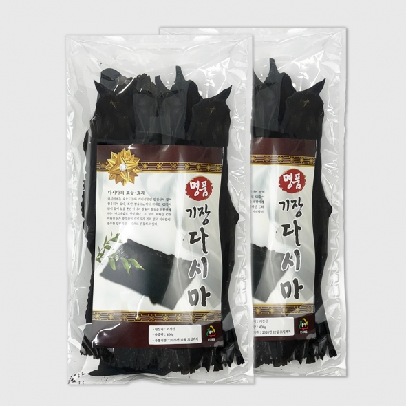 [마산어시장] 두툼한 명품 기장 다시마 400g x1팩/2팩