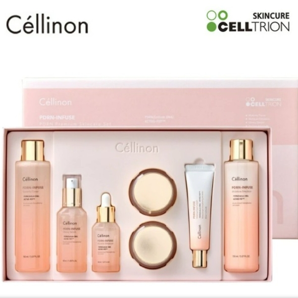 [셀트리온B] 셀린온 피디알엔 인퓨즈 스킨케어 7종 세트(쇼핑백 포함)