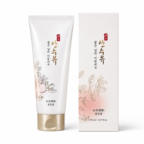 산수유 윤결 필링젤 150ml 묵은각질 모공노폐물 피부관리