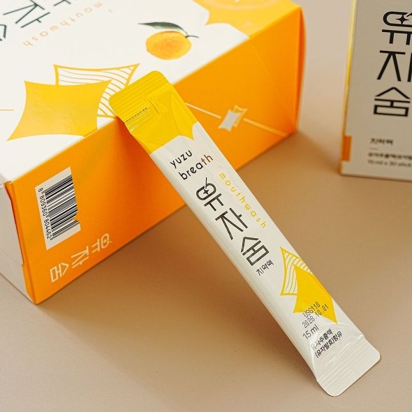 [웰바이오] 유자향가득 가글스틱 유자숨 15mlx30스틱