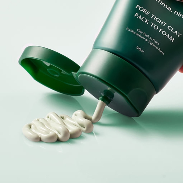 [특별할인] 콤마나인 모공팩 클렌징 톤업 3-in-1 클레이 팩투폼 120ml