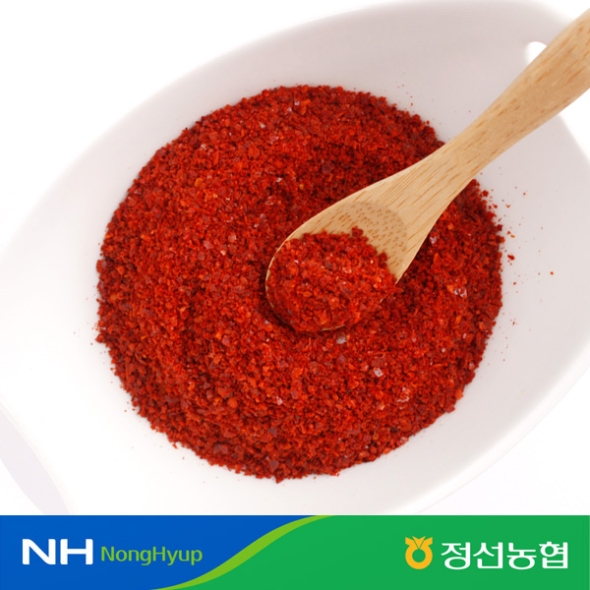 [정선농협] 정선 고추로 만든 정선 고춧가루(보통맛) 1팩/2팩/3팩/4팩(팩당500g/25년산)