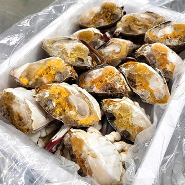 [보름데이] 연평도 급냉 하프절단 암꽃게(푸)