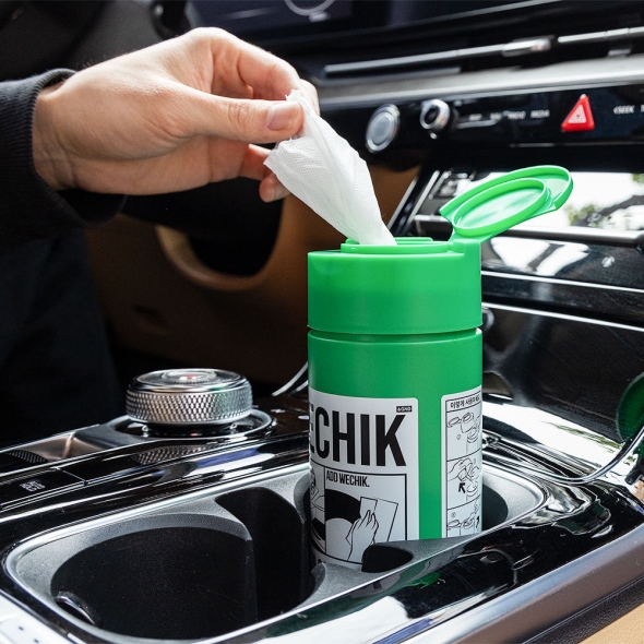 [신한카드 할인] [위칙] 차량 전용 소독 세정티슈 70매 3개입 선물세트