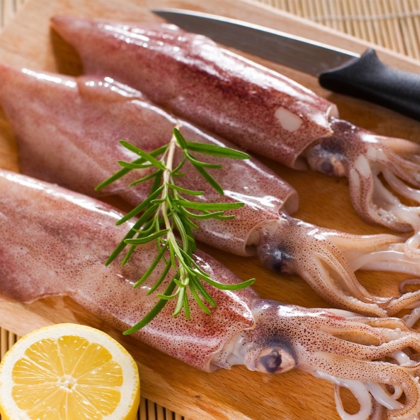 구룡포 손질 통오징어 260g x1팩 2마리