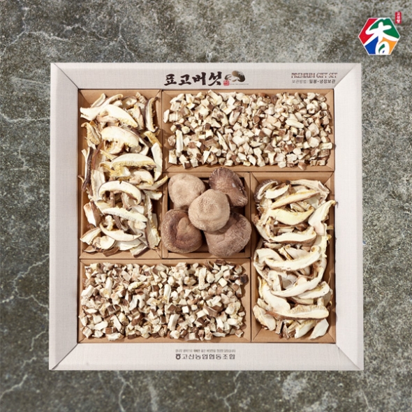 [고산농협] 원목 표고버섯 혼합세트 3호(동향고40g+표고칩60gx2ea+표고채50gx2ea)