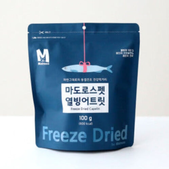  [반려동물] 마도로스펫 열빙어트릿 100g (대용량) 